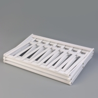 Подставка для цветов Greengo, 3 полки, 50 &times; 25 &times; 46 см, напольная, бамбук, белая