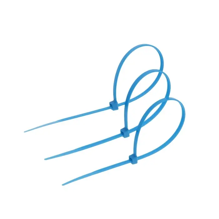Хомут нейлоновый для стяжки, ТУНДРА, 3.6&times;200 мм, синий, 25 шт.