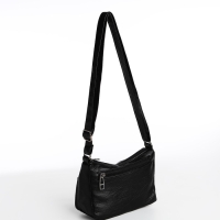 Сумка кросс-боди на молнии, цвет чёрный Сумка кросс-боди на молнии, цвет чёрный