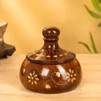 Сахарница "Ассорти" 12х12х10 см, дерево шишам