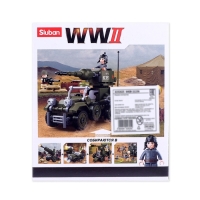 Конструктор Армия ВОВ &laquo;Штурмовой транспорт&raquo;, 91 деталь