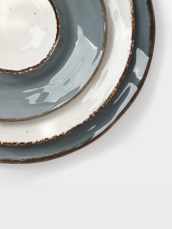 Тарелка Magistro "Alpine Frost" 27см 27,4х27,1х3,5 цвет синий