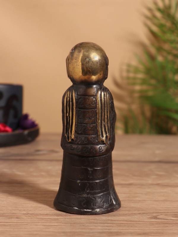 Сувенир бронза "Монах" 6х6х12 см