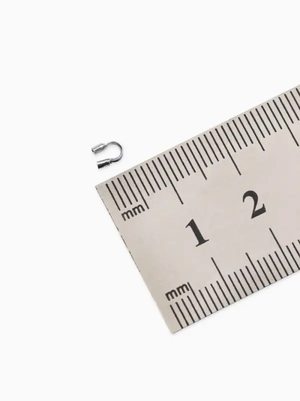 Набор для создания украшений "База" тросик, кримпы, шапочка, протектор, кольца, 61 пред, цв серебро