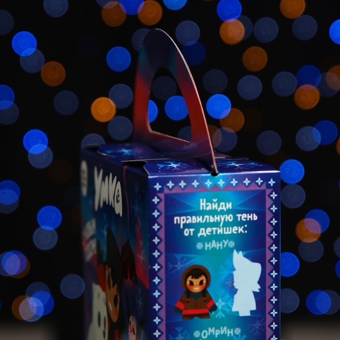 Новый год. Коробка подарочная складная Новый год. Коробка подарочная складная "Умка" 17 х 6,7 х 17,3 см.