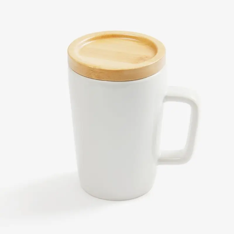 Кружка Vierra с крышкой-костером, белая