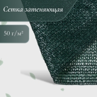 Сетка затеняющая, 50 × 4 м, плотность 55 г/м², зелёная, в рулоне Сетка затеняющая, 50 × 4 м, плотность 55 г/м², зелёная, в рулоне