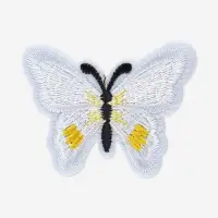 Термоаппликация &laquo;Бабочка&raquo;, 6.7&times;5 см, фасовка 10 шт., белая