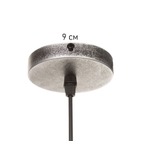 Светильник William 1х40Вт Е27 пр-1м черный/серебро 40х40х35см