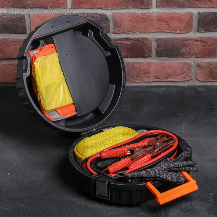 Автомобильный набор в колесе «Для лучшего мужика», 13 предметов Автомобильный набор в колесе «Для лучшего мужика», 13 предметов