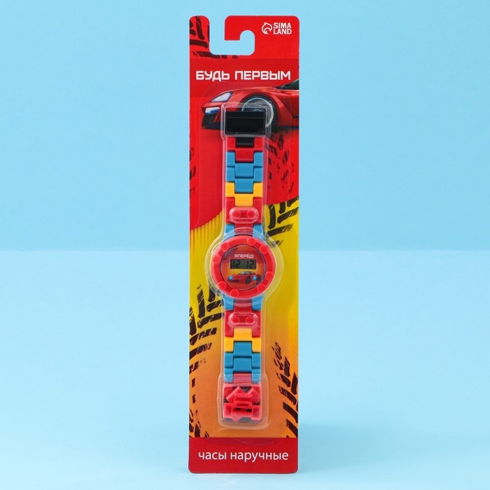 Часы наручные электронные &laquo;Будь первым&raquo;, с ремешком-конструктором