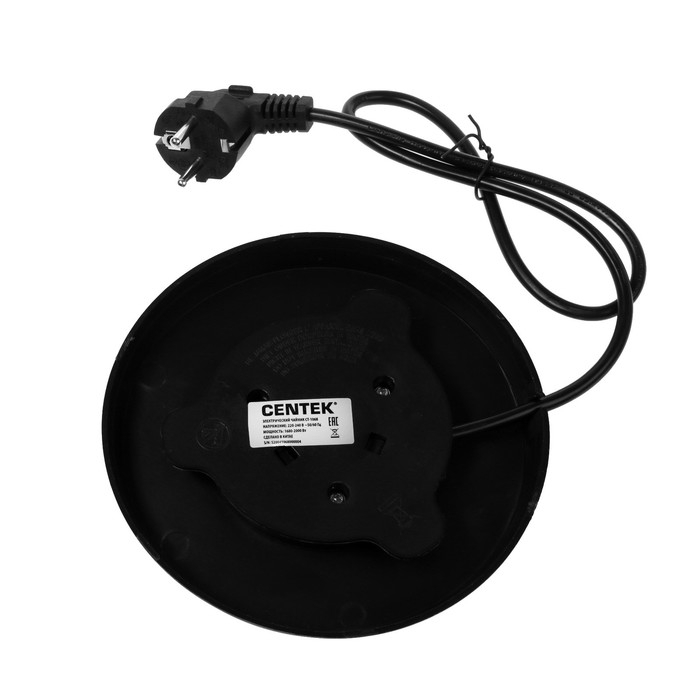 Чайник электрический Centek CT-1068, металл, 2 л, 2000 Вт, серебристый Чайник электрический Centek CT-1068, металл, 2 л, 2000 Вт, серебристый