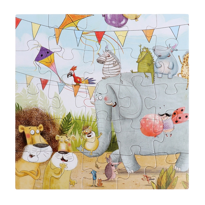 Пазлы 4 в 1 «Праздничная вечеринка», 25, 36, 49, 64 элемента Пазлы 4 в 1 «Праздничная вечеринка», 25, 36, 49, 64 элемента