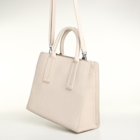 Сумка женская на молнии, TEXTURA, средний размер, цвет молочный