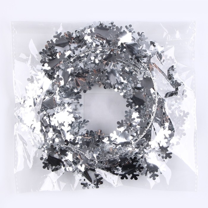 Новый год! Проволока для поделок и декора &laquo;Снежинка&raquo; длина &mdash; 5 метров, цвет серебряный