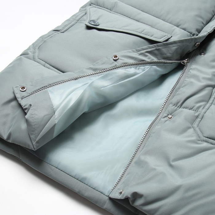 Куртка женская зимняя, цвет ментол, размер 50