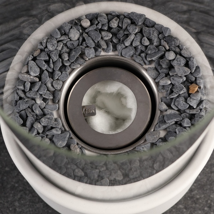 Биокамин настольный 14х30см, белый