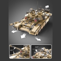 Конструктор Техно &laquo;Танк&raquo;, 1722 детали