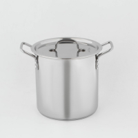 Кастрюля &laquo;Общепит&raquo;, 11 л, d=25 см, h=34 см, капсульное дно, индукция