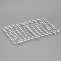 Корзина-накопитель складная, на колесах, 1 полка, 60&times;40&times;80 см, цвет белый