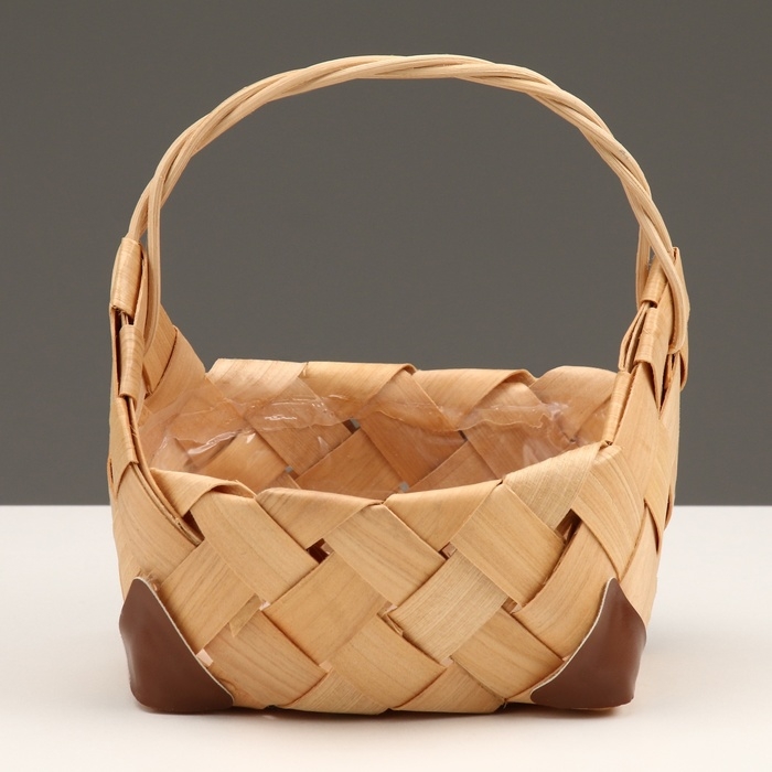 Корзина плетеная), 16 x 12,5 x 7 x 11,5/16,5 см, секвойя Корзина плетеная), 16 x 12,5 x 7 x 11,5/16,5 см, секвойя