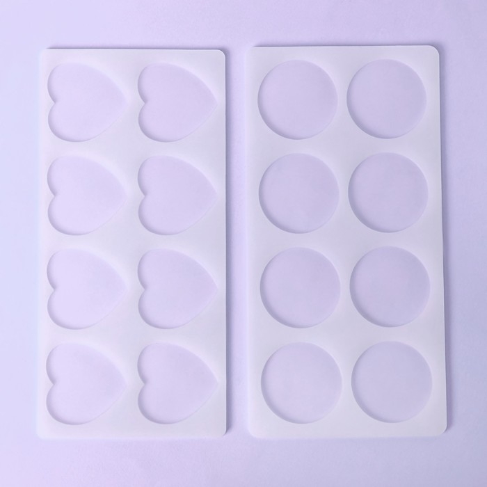 Набор форм для шоколада, 2 шт, силикон, 23&times;12 см, цвет прозрачный