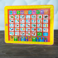 Планшет обучающий &laquo;Первые знания&raquo;, изучаем алфавит, слова, цифры, сложение, вычитание