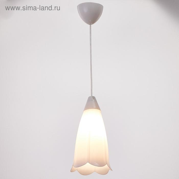 Светильник BayerLux "Симпл" 1x15Вт E27 белый