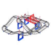 Детский автотрек &laquo;Крутой вираж&raquo;, работает от батареек