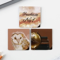 Подарочный набор &laquo;Золотому учителю&raquo;: ежедневник А5, 80 листов, ручка, стикеры, термостакан 350 мл и магнитные закладки