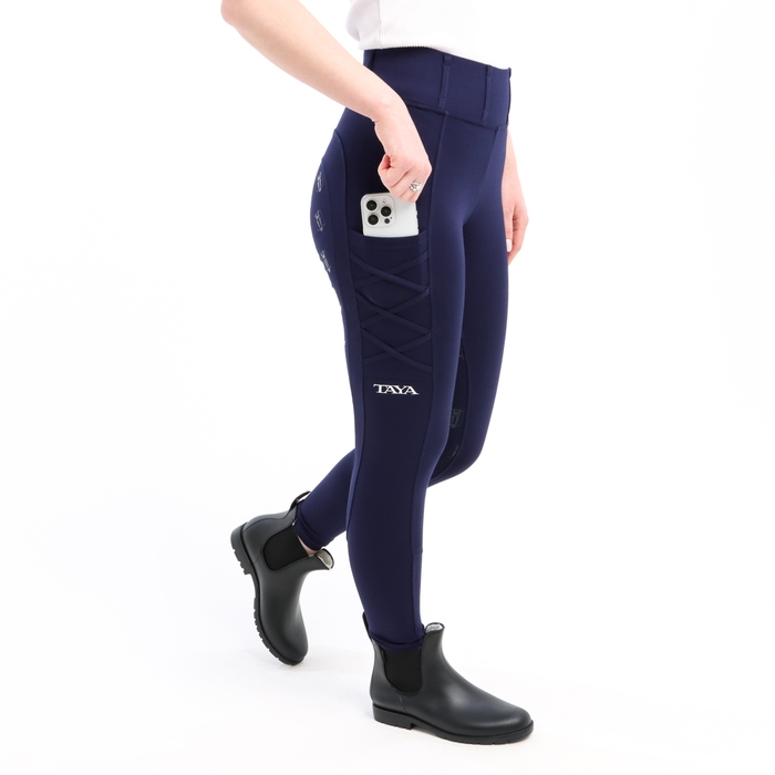 Бриджи для верховой езды Taya equestrianism цвет темно-синий, размер 38, TL1
