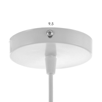 Светильник "Моди" Е27 40Вт синий 24х24х20-100 см