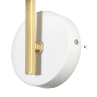 Бра "Антеко" LED 12Вт 4000К белый 15х26х16см Бра "Антеко" LED 12Вт 4000К белый 15х26х16см