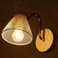 Бра 662458/1 E14 40Вт белый-золото 25х12х18 см