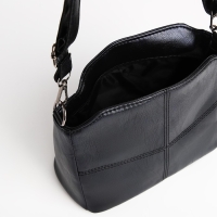 Сумка кросс-боди на молнии, цвет чёрный Сумка кросс-боди на молнии, цвет чёрный