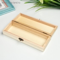 Шкатулка дерево под роспись "Эйфелева башня" 3,5х19,2х7,2 см Шкатулка дерево под роспись "Эйфелева башня" 3,5х19,2х7,2 см