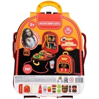 Игровой набор в рюкзачке &laquo;Профи Бургерная&raquo;, 15 предметов