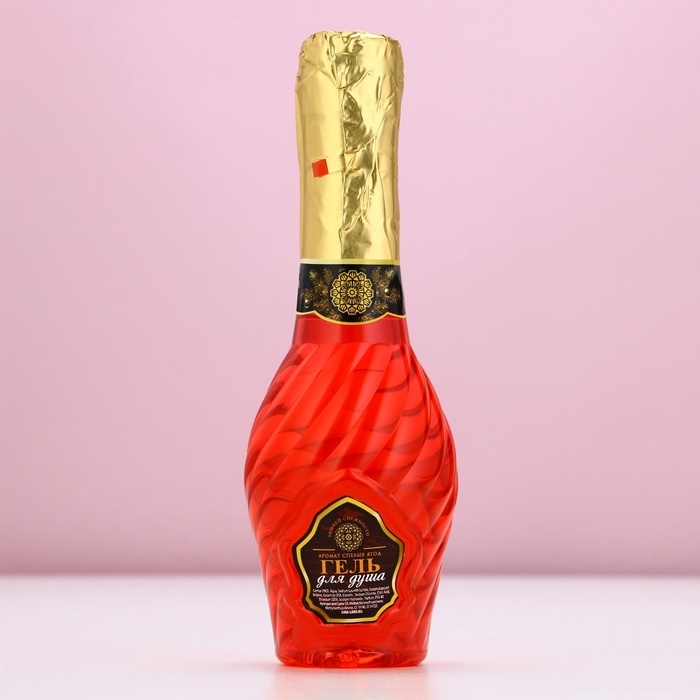 Гель для душа во флаконе мондоро &laquo;Огромного счастья в Новом Году&raquo;, 250 мл, аромат спелых ягод, ЧИСТОЕ СЧАСТЬЕ