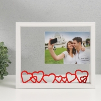 Фоторамка МДФ 10х15 см "История любви" 23,7х4х20 см