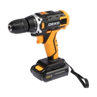 Дрель аккумуляторная и набор инструментов Deko DKCD16FU-Li, 63 предмета, 16 В, 2 АКБ