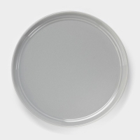 Блинница новогодняя Доляна &laquo;Волшебная сказка&raquo;, d=23 см, керамика, цвет белый