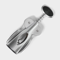 Штопор для вина Veil, 17 см, цвет серебристый Штопор для вина Veil, 17 см, цвет серебристый