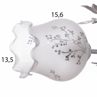 Люстра "Дикс" 3х40Вт Е27 Хром МОДЕЛЬ: 2612366 Люстра "Дикс" 3х40Вт Е27 Хром МОДЕЛЬ: 2612366