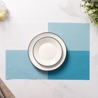 Салфетки сервировочные на стол Доляна &laquo;Настроение&raquo;, 4 шт, 45&times;30 см, цвет бело-синий