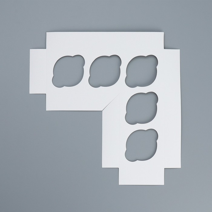 Коробка для капкейков и бенто-торта, кондитерская упаковка &laquo;Present&raquo;, 25 х 25 х 10 см