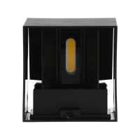 Светильник фасадный &laquo;Куб&raquo;, FSD-063, 6 Вт, 3000К, регулир. луч, IP65, 220 В, пластик, черный   100842