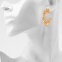 Серьги металл &laquo;Атмосфера&raquo; солнце, ярило, цвет золото