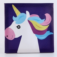 Аппликация помпошками «Единорог», размер — 20 × 20 см, клей 30 мл Аппликация помпошками «Единорог», размер — 20 × 20 см, клей 30 мл