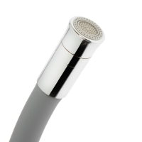 Смеситель для кухни Accoona A4890T-5, однорычажный, гибкий излив, серый/хром Смеситель для кухни Accoona A4890T-5, однорычажный, гибкий излив, серый/хром