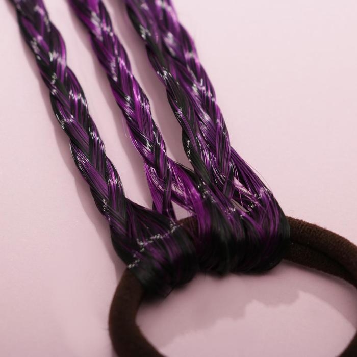 Резинки для волос , детские , цветные косички &laquo;Ошеламляй&raquo;, d=4 см.